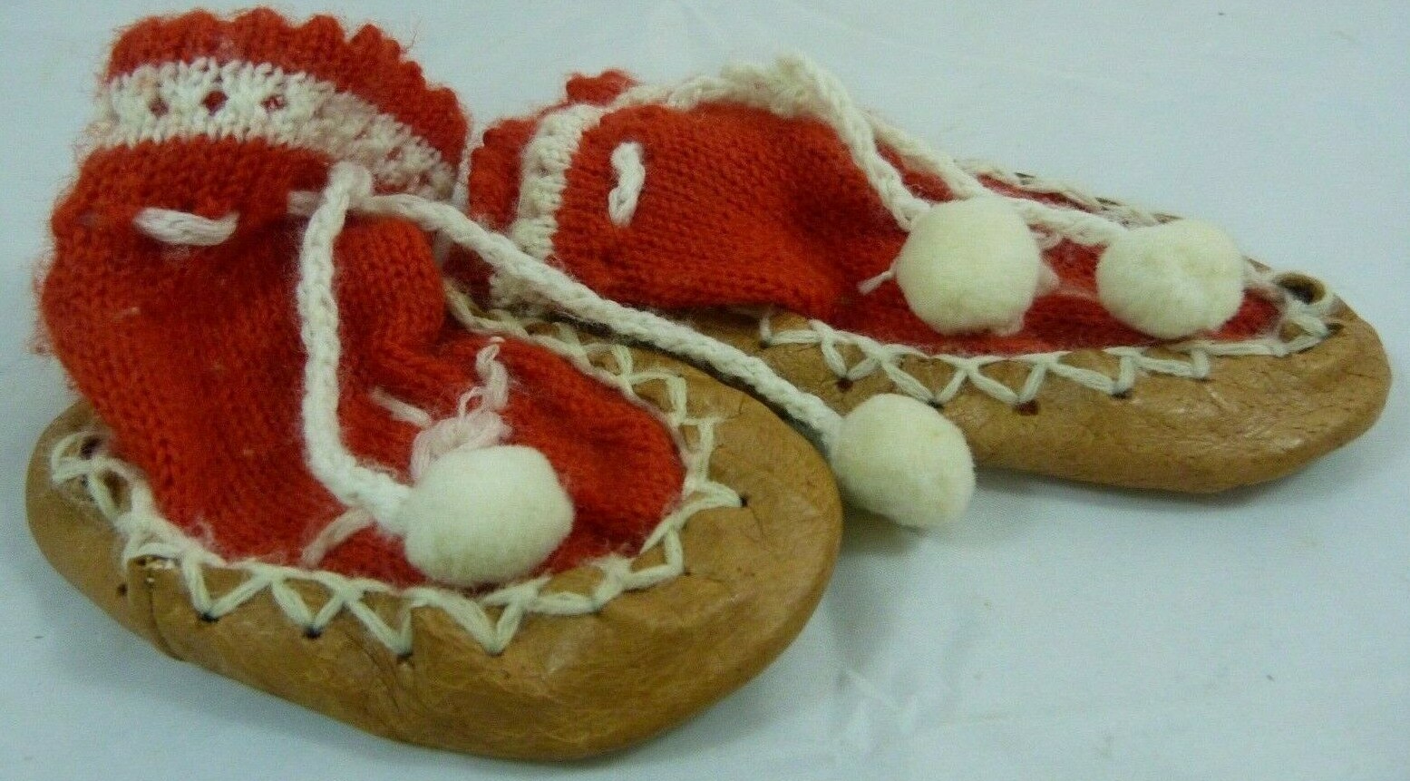 SAOLA Calzini scarpe bambino vintage GLO KNIT nylon pantofole Sox suola vera pelle