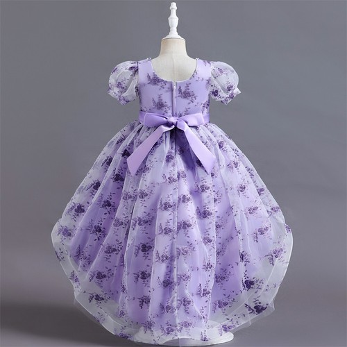 Niños Flores Niñas Vestido de Boda Vestido Dama de honor Fiesta Concurso Princesa Vestidos - Imagen 41 de 53