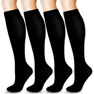 3Pairs Men's Diabetic Over The Calf - Knee High Compression Pressure Socks