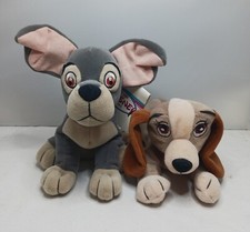 Disney Lady and The Tramp Plush Animals NEW