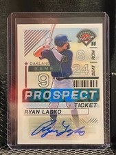 Ryan Lasko 2024 Prospect Edition Prospect Ticket Auto - Athletics