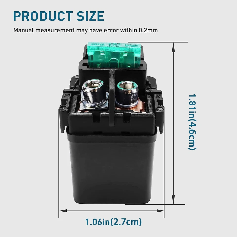 Relé solenoide de arranque para Honda CB300F CB350 CBR600RR CB650R CB750 CBR1000RR Foto 3 de 4
