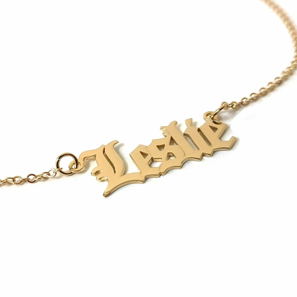 Collar con Nombre Joyería Personalizada Plata de Ley 925 o Chapado en Oro/Rosa 18k Foto 2 de 4