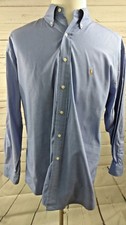 Ralph Lauren Men's Yarmouth Button Front Oxford Dress Shirt 17-34 T6 