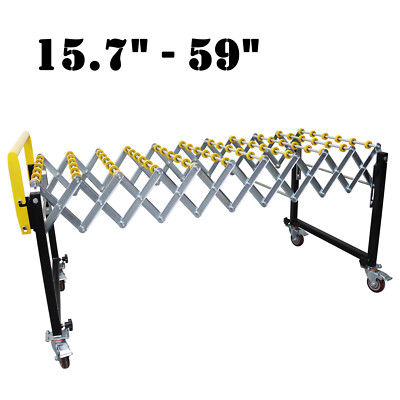 15.7''-59'' Adjustable Length Portable Flexible Expandable Conveyor ABS material