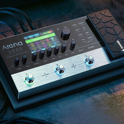 Donner Arena 2000 Multi-effects Guitar Effects Pedal Independent IR Module AMP