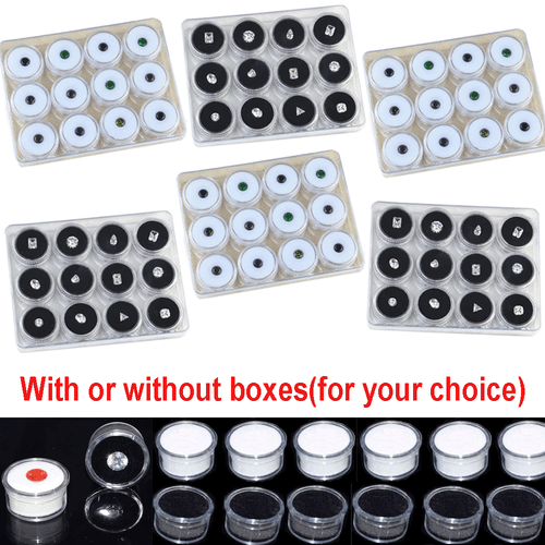 Transparent Gemstone Display Collection Box Jewelry Diamond Container Organizer - Picture 2 of 30