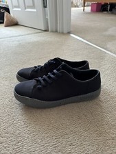 Image of Camper Mens Shoes Black Textile Sneakers