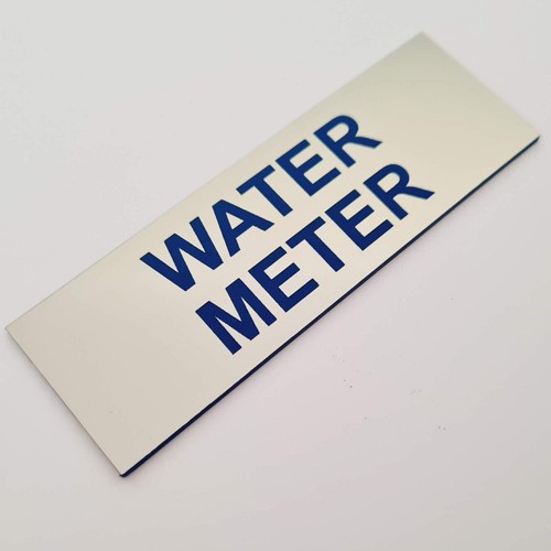 Water Meter Sign Plaque Cupboard Utility Room Shed - Picture 28 of 230