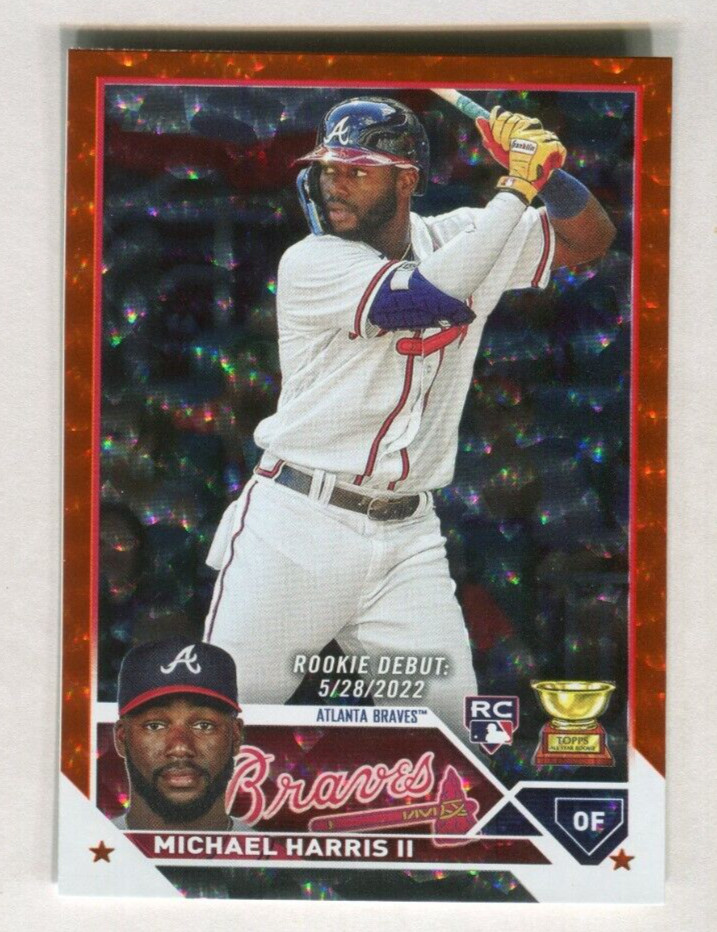 2023 Topps Update Orange Foilboard #US225 Michael Harris II 83/299 A45 276