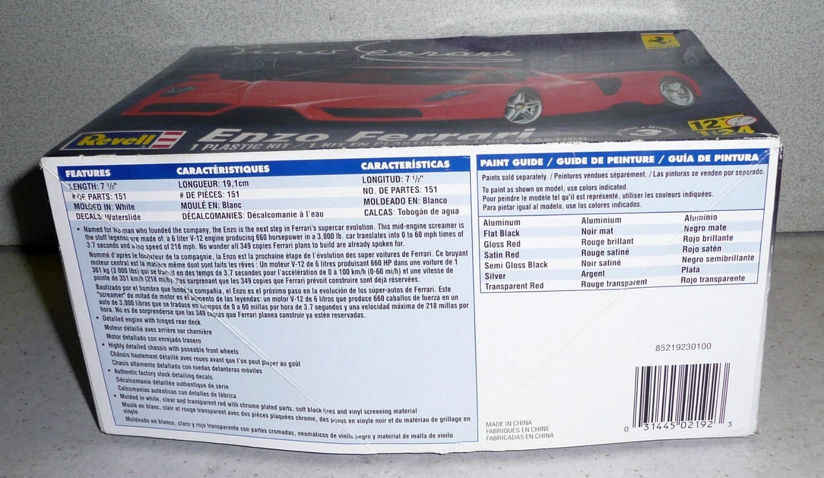 Ferrari Enzo Black 1:43 Model REDLINE