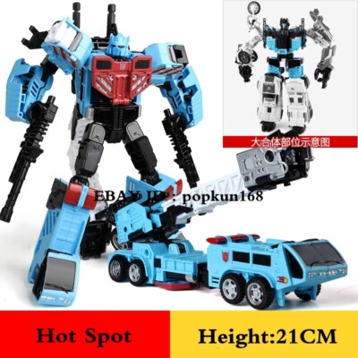 Transformation Robot Toys HZX Defensor Bruticus Superion Devastator IDW 5 IN 1 6 IN 1 ONE NO BOX - Foto 8