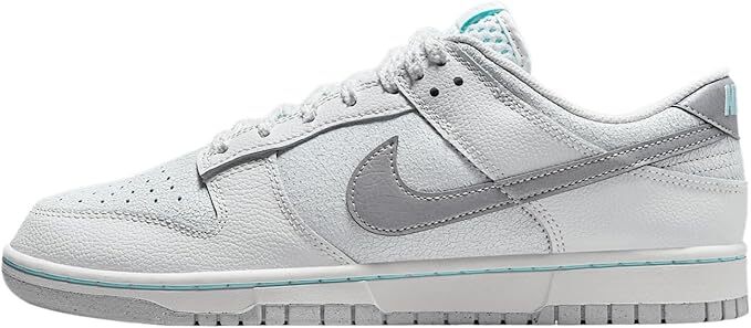 Мужские кроссовки Nike Dunk Low Retro SE Summit Белый/серебристый металлик (HQ3619 121)