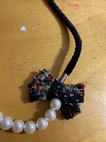 Brooks Brothers Girls Ribbon Necklace W10 - Picture 6 of 6