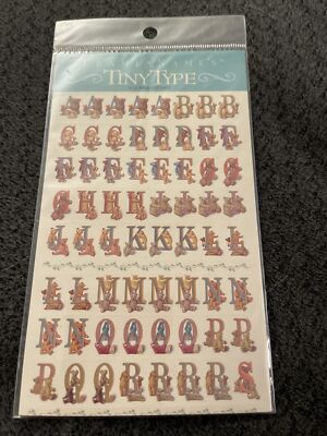 New Pack Of Stickers Frame Names Tiny Type Bears Letters C9