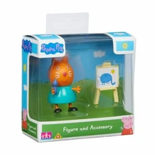 PEPPA PIG Figure & Accessory Artist CANDY w. Easel Character Options Ltd. 3+ HTF
