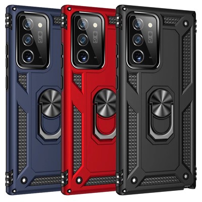 Shockproof Armor Bumper Case  Metal Ring Cover