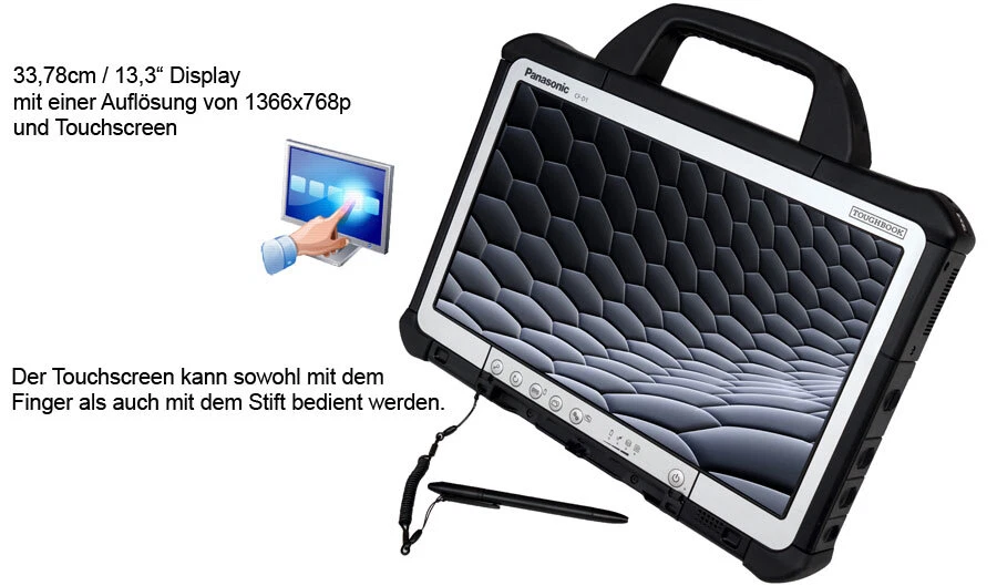 Panasonic CF-D1 MK2 Diagnostic Tablet USB RS-232 Com Win 7 CF-D1DW2 Lan M794 - Image 2 of 4