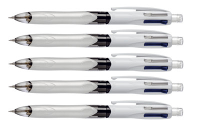 5 x BiC  Vierfarbkugelschreiber 4 Colours, 3-Farb-Kugelschreiber + Bleistiftmine
