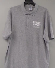 The Office TV Show Dunder Mifflin Mens Embroidered Polo XS-6XL, LT-4XLT New 
