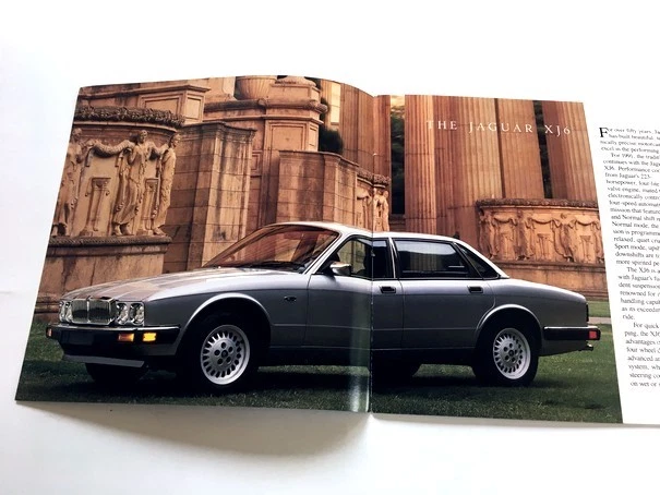 1991 Jaguar XJ6 Sovereign XJS Convertible 14-page Original Car Sales Brochure Foto 2 de 4