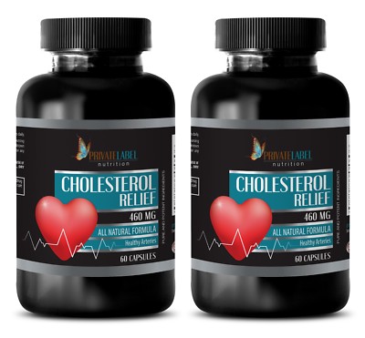 antioxidant booster - CHOLESTEROL RELIEF - cholesterol essentials - 2 Bottles