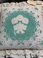 Unfinished Embroidery Chain stitching Pillow Kit