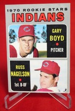 Gary Boyd Indians Rookie Stars 1970 Baseball Card TOPPS #7 EX-MT (1)