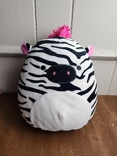 Squishmallow Zebra Stuffed Animal Plush Kellytoy Pink Mane