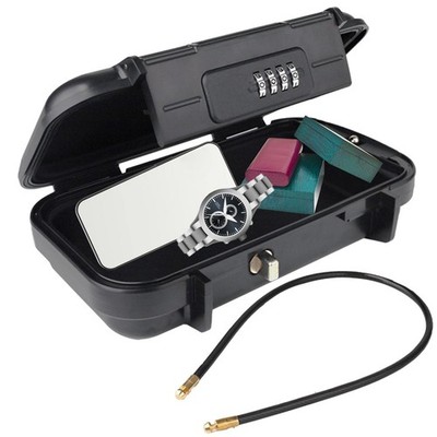 4-Digit Combination Mini Box for Travel Safe,Beach Safe for Valuables and Pho...