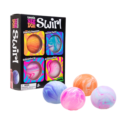 #ad NeeDoh Teenie Swirl Satisfying Sensory Toy Colors May Vary $22.99