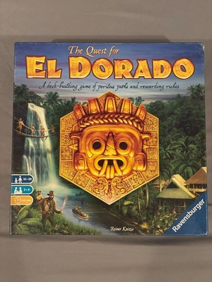 Ravensburger The Quest for El Dorado Board Game | Golden Temples Adventure