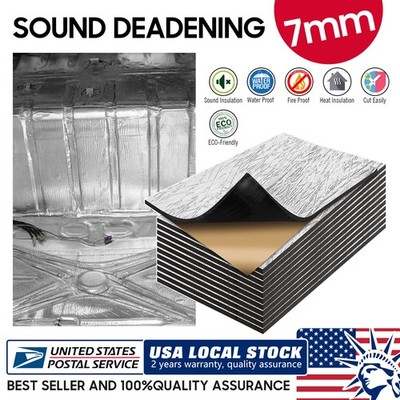 Fit For Workshop walls and ceilings Sound Deadening Heat Insulation Mat 37.5sqft