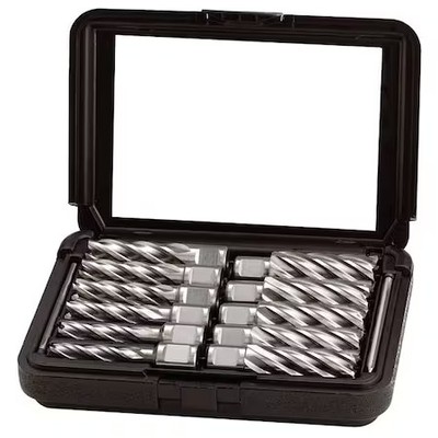 Annular Cutter Set, M2 Hss, 2 In D, 11 Pc,  4Thf7