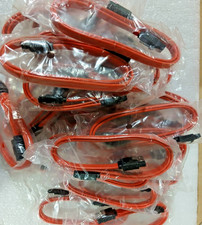 20 Pcs Sata Data Cable 7-Pin 520MM -RED - WITH LOCK ROHS 100 units