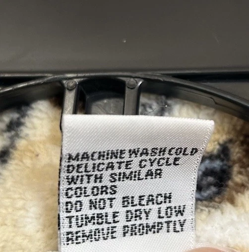 Chaqueta polar vintage BonWorth Cats con estampado completo para mujer talla LP grande pequeña Foto 4 de 4