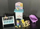 VINTAGE 1990s Kelly Baby Sister of Barbie Bedroom Playset 67716 1998