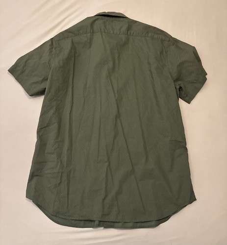 Banana Republic Mens 100% Cotton Button Down Shirt Size XL Green Slim fit - Picture 6 of 7