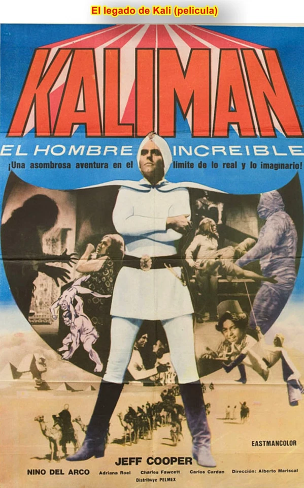 Kaliman 28 Radionovelas + 2 Peliculas El Hombre Increíble Super Heroe Foto 2 de 3
