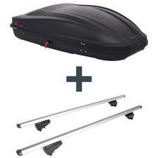 Dachbox G3 Spark 400 + Dachträger Menabo Pick-Up für Kia Optima Kombi  Neuware