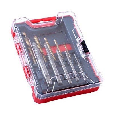 10pcs HSS Twist Drill Bit 5/16'',1/4in,3/16'',1/8in,3/32'' DIY Tools Wear Resistant