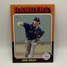 Jon Gray 2024 Topps Heritage 335 Texas Rangers Baseball Card