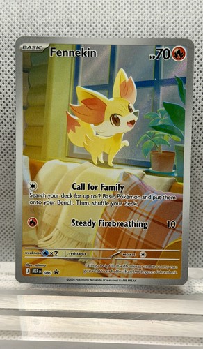 Pokémon | Fennekin 080 Me: Mega Evolution Black Star Promo Holo
