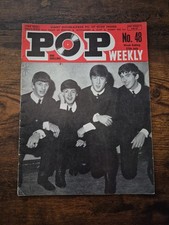 Pop Weekly Magazine The Beatles First Series 27/07/1963 No. 48