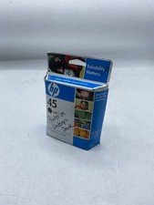 51645A  45 OEM HP Black InkJet Cartridge. Minor Damaged Box. Expired