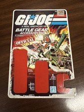 G.I. Joe Battle Gear Accessory Pack File Card Hasbro 1983