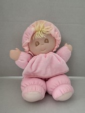 Vintage Eden Pink Sleepy Soft Baby Doll Satin Trim 10