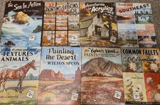 Lot Of 8 Book Paintings Published By Walter Foster