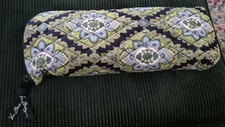 Vera Bradley Travel Slippers  Pouch Set RETIRED Cambridge Green MD 7-8