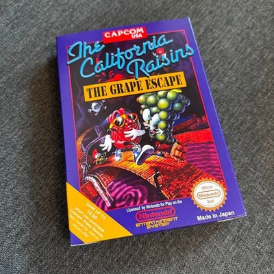 California Raisins - Nintendo NES Spiel - | Unreleased Game | CIB NIB | Capcom